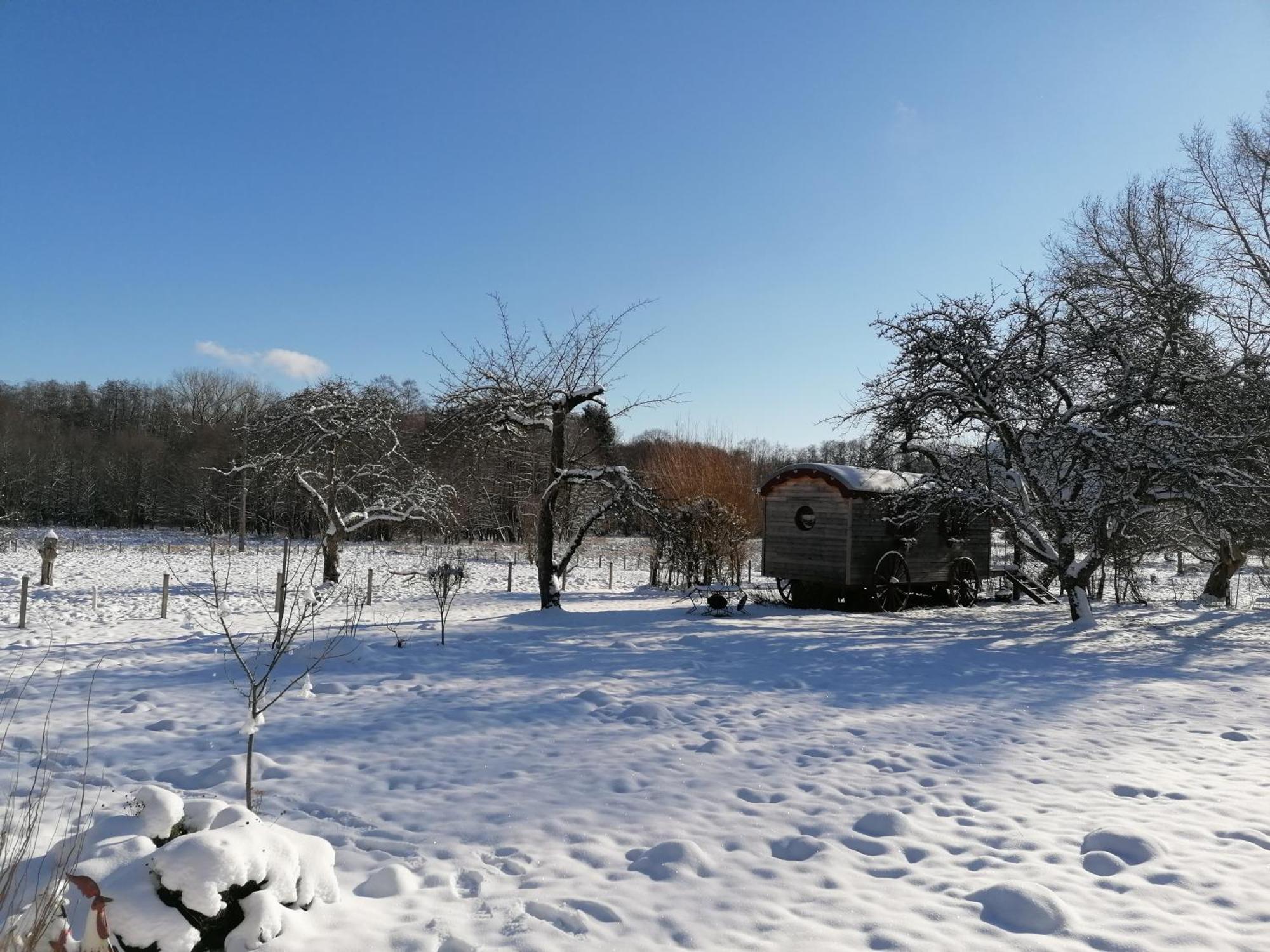 Saint-Michel-sur-MeurtheRoulotte Le Temps De Rever住宿加早餐旅馆 外观 照片